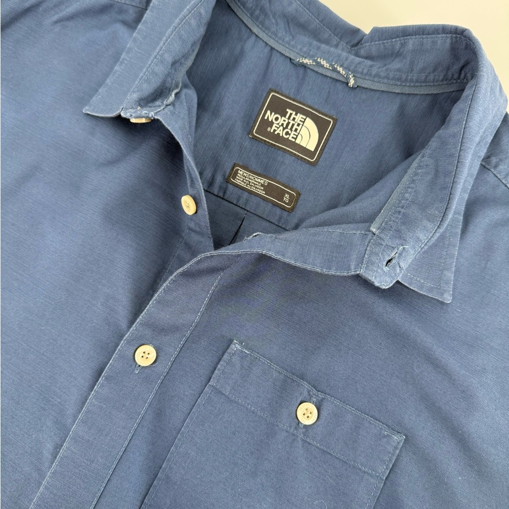 North face Men’s Cotton Button Down Short Sleeve Outdoor Shirt‎ Size XL